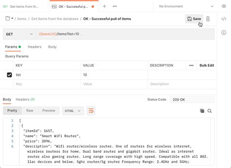 Specifying Examples Postman Learning Center