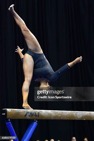 Uclas Kyla Ross As Seen During Her Beam Routine During Semifinal I