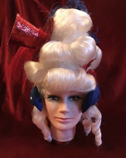 Masquerade Union Jack Pantomime Dame Wig To Hire Pantomime Dame Wigs