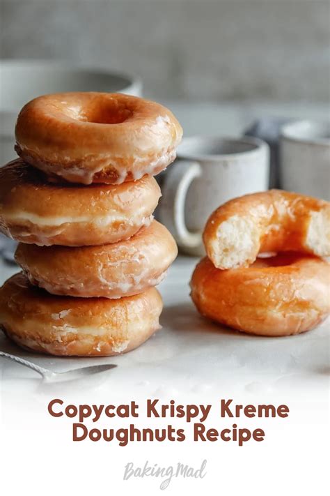 Copycat Krispy Kreme Doughnut Recipe Recipe In 2024 Doughnut Recipe