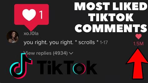 Top Most Liked Tiktok Comments Youtube