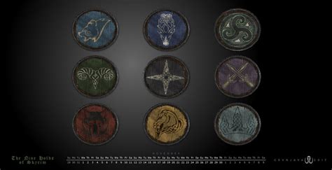 Shields Of Skyrim Holds By Crvnjava67 On Deviantart