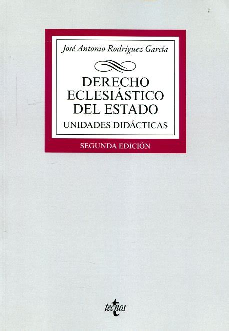 Libro Derecho Eclesi Stico Del Estado Rodr Guez