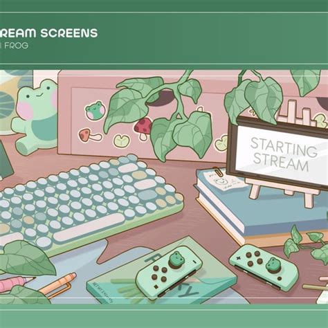 Animated Cozy Gaming Room Twitch Stream Screens Aesthetic Etsy