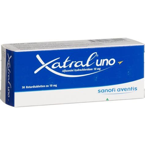 Xatral Sr 10mg 30 Comprimate Cu Eliberare Prelungita Catenaro