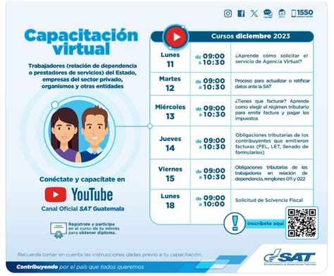 Capac Tate Con Los Diferentes Cursos Virtuales Que La Sat Ha Preparado