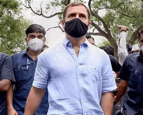 Ed Questions Rahul For Fourth Time In National Herald Money Laundering Case