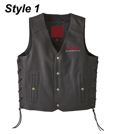 Classic Indian Motorcycle Leather Vest Jacket Makers