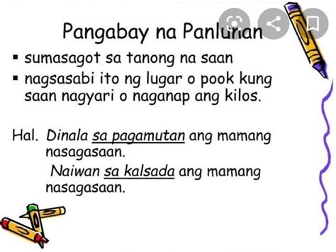 Mga Halimbawa Ng Pang Abay Na Panlunan Sa Pangungusap Abayna Porn Sex