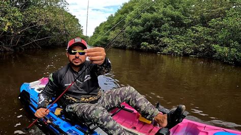 Micro Camar O No Mangue Salva A Pescaria Pesca Ultra Light De Robalo