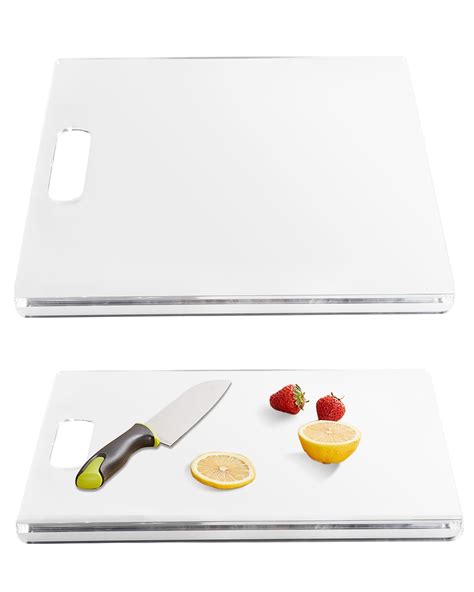 Acrylic Cutting Board With Counter Lip Clear Cutting Boards For