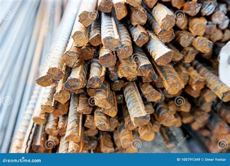 Construction iron stock image. Image of rail, texture - 100791349