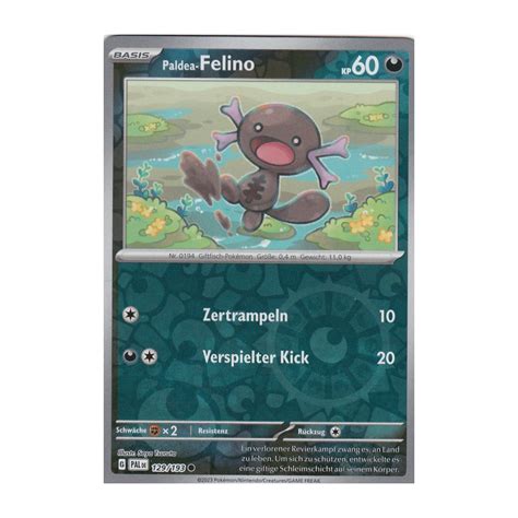 Paldea Felino Reverse Holo Entwicklungen In Paldea Pokemon