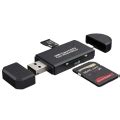 Slot Superspeed Usb Card Reader With Card Storage Case Simplecom