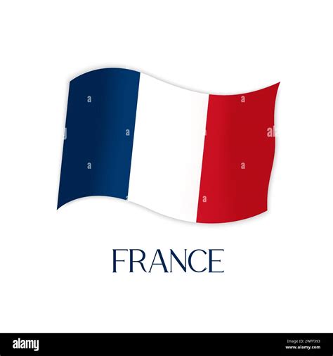 France Flag Vector Isolated Element Illustration Of French Tricolor