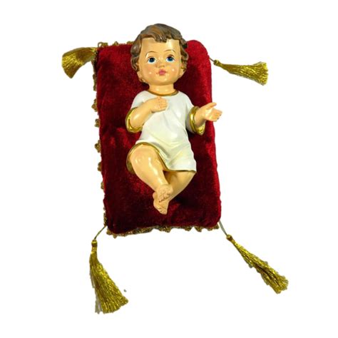 Gesù Bambino Cm 27 Cuscino Bimbo Bambinello Natività Presepe