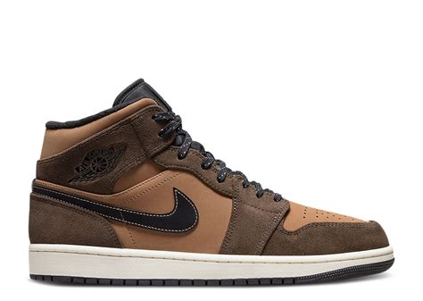 Air Jordan 1 Mid Se Dark Chocolate Air Jordan Dc7294 200 Dark