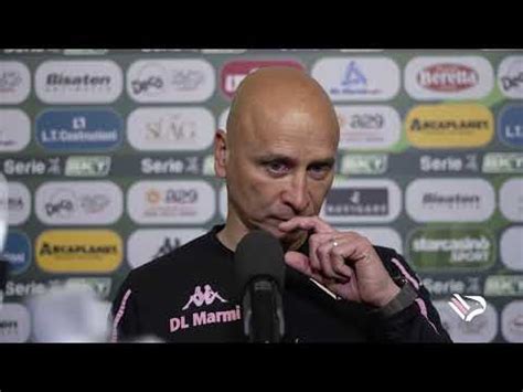 Palermo Cosenza Corini E Marconi In Mixed Zone Youtube