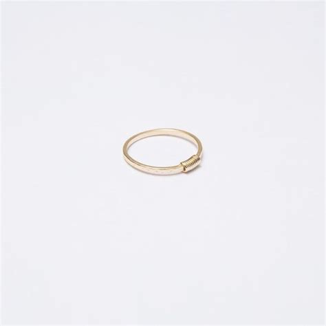 Zierliche Stapelringe Minimal Gold Ringe Set Stapelring Set Zarte