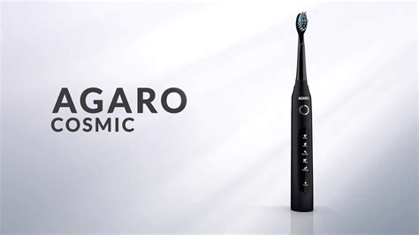 Agaro Cosmic Sonic Electric Tooth Brush For Adults With 5 Modes 3brush