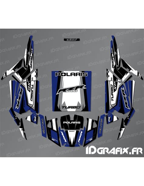 Kit décoration Straight Edition Bleu IDgrafix Polaris RZR 1000