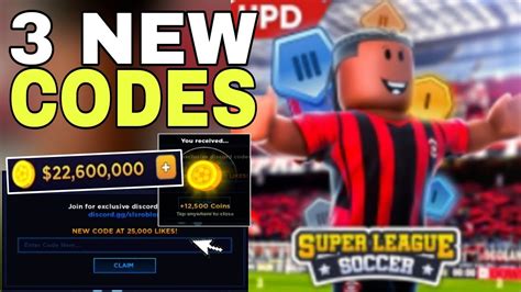 Super League Soccer Roblox Codes New Super League Soccer Codes