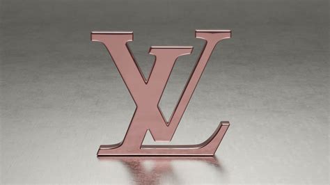 Louis Vuitton Logo D Model Cgtrader