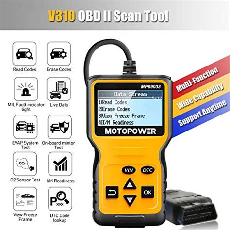 MOTOPOWER MP69033 OBD2 Scanner Universele Auto Motor Foutcode Lezer