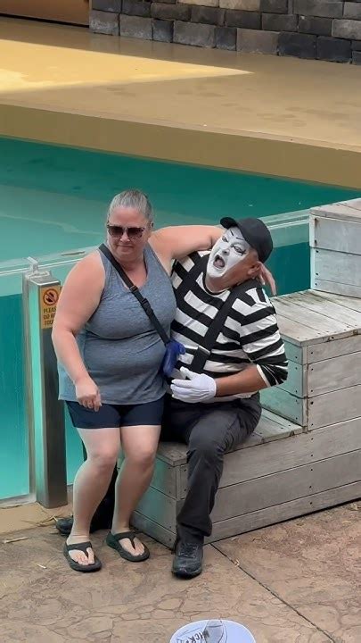 The Best Moments 🤣 Tom Mime Seaworld Seaworldmime Seaworldorlando