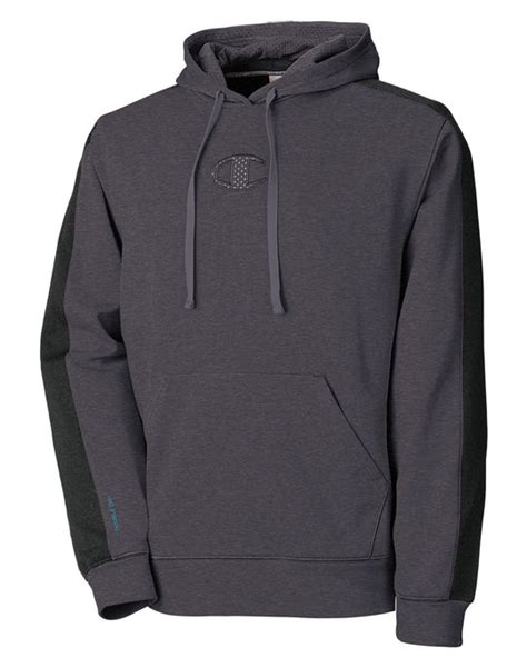 S6603 Champion Mens Powertrain Tech Fleece Pullover Hood