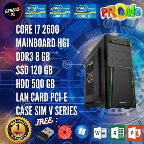 Jual Komputer Pc Rakitan Murah Server Unbk Core I Ddr Gb Rk