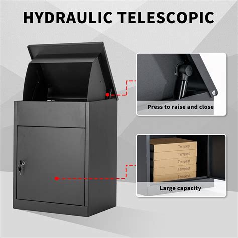 Caja de entrega de paquetes para exterior, caja de entrega grande de