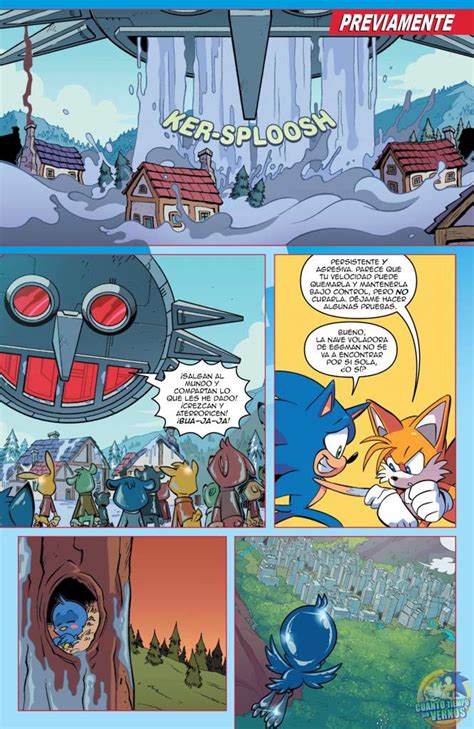 Sonic The Hedgehog Comic Idw Traduccion Espa Ol Sonic The