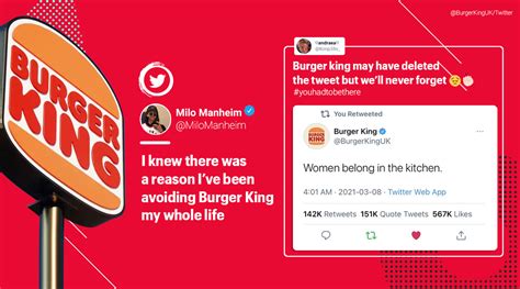 Burger King Deletes Sexist Tweet On International Women’s Day But Netizens Are Not Convinced