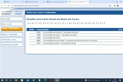 Informação Provas de Ingresso para acesso ao Ensino Superior em 2025