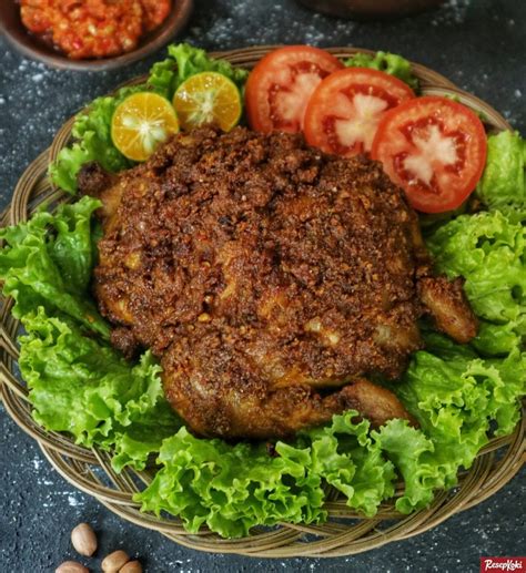 Ayam Panggang Pecel Wangi Lezat Sederhana Resep Resepkoki