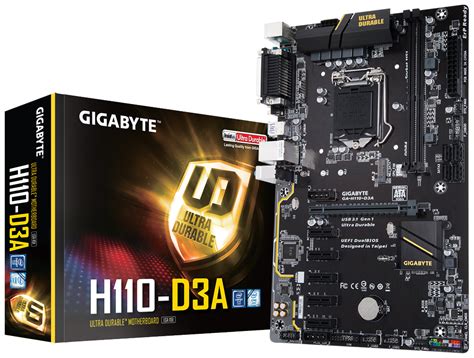 GA-H110-D3A (rev. 1.0) Specification | Motherboard - GIGABYTE Global