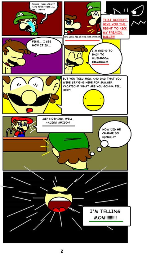 Mario And Luigi Comic Pg 2 By Supermariobrodx On Deviantart