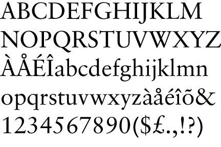 Garamond font | Graphic design typography, Typography, Garamond font