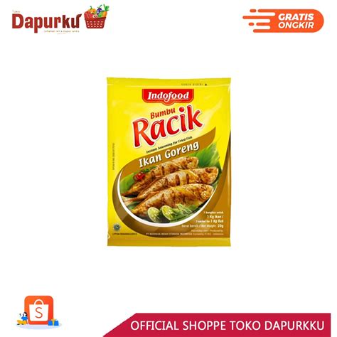 Jual INDOFOOD BUMBU RACIK IKAN GORENG KEMASAN 20gr Shopee Indonesia