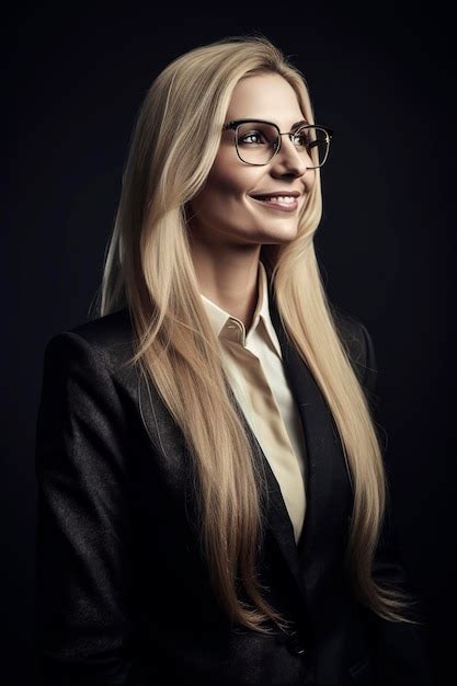 Premium Ai Image Generative Ai Illustration Of Attractive Female Ceo