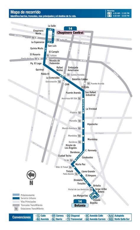 Ruta Sitp Betania Chapinero Central Urbana Mirutafacil