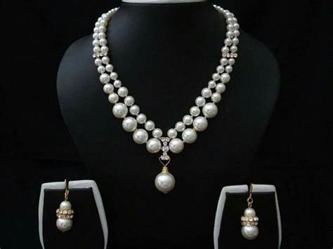 Pérolas Pearl Jewelry Necklace Pearl Jewelry Design White Pearl Jewelry