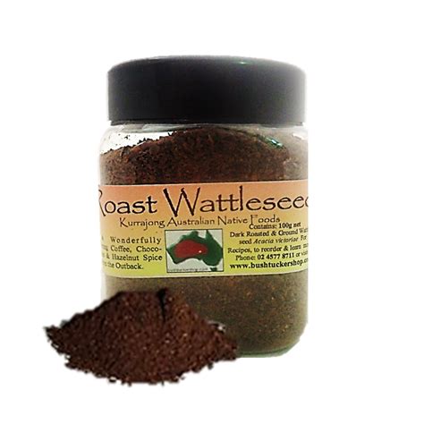 Wattleseed Roast Ground Gourmet Bushtucker Kurrajong Australian