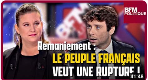 Remaniement Le peuple français veut une rupture pas des chaises