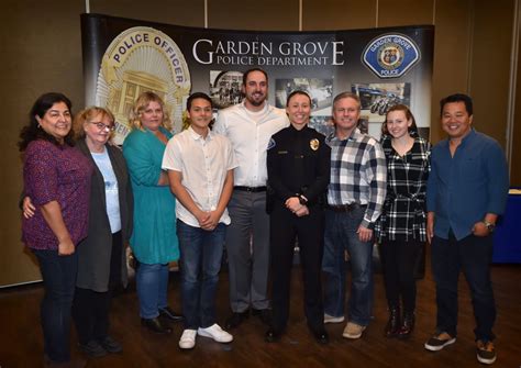 Families Look On In Pride As Garden Grove Pd Swears In Three New Officers Behind The Badge