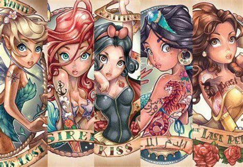 Tatted Up Disney Princesses Disney Princess Tattoo Princess Tattoo