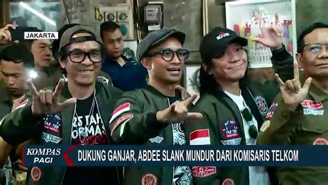 Slank Dukung Ganjar Mahfud Abdee Mundur Dari Jabatan Komisaris