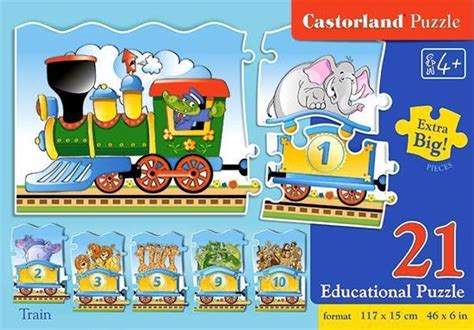 Castorland Train Educatieve Puzzel Stukjes Bol