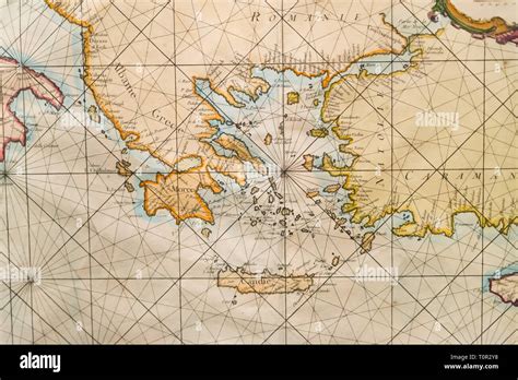 Old Map Of Crete Hi Res Stock Photography And Images Alamy